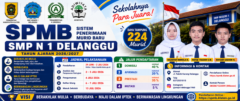 SMP NEGERI 1 DELANGGU